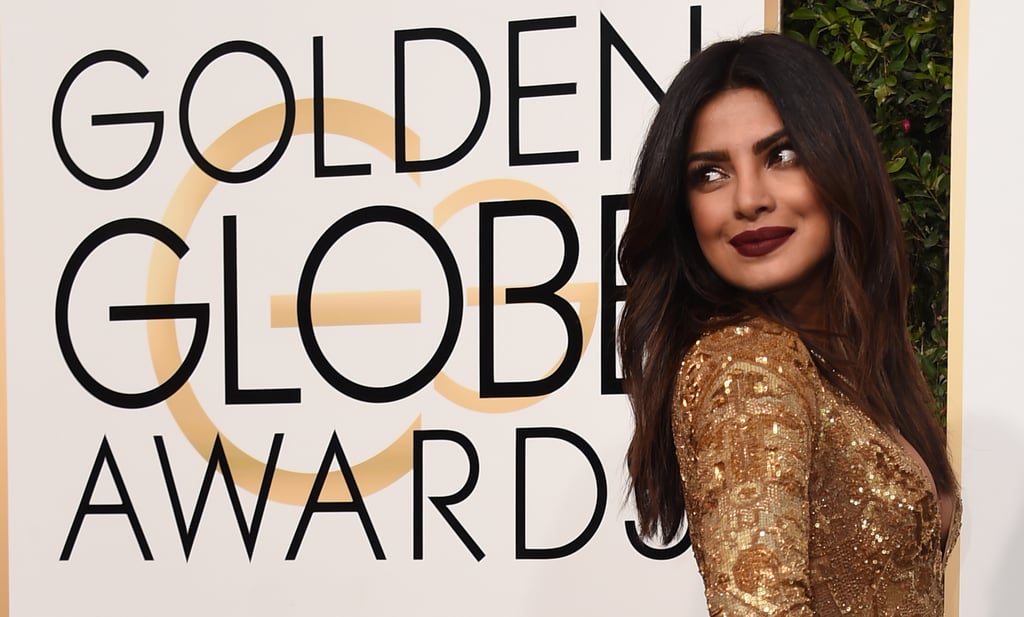 Priyanka Chopra's Makeup and Hair at the Golden Globes 2017