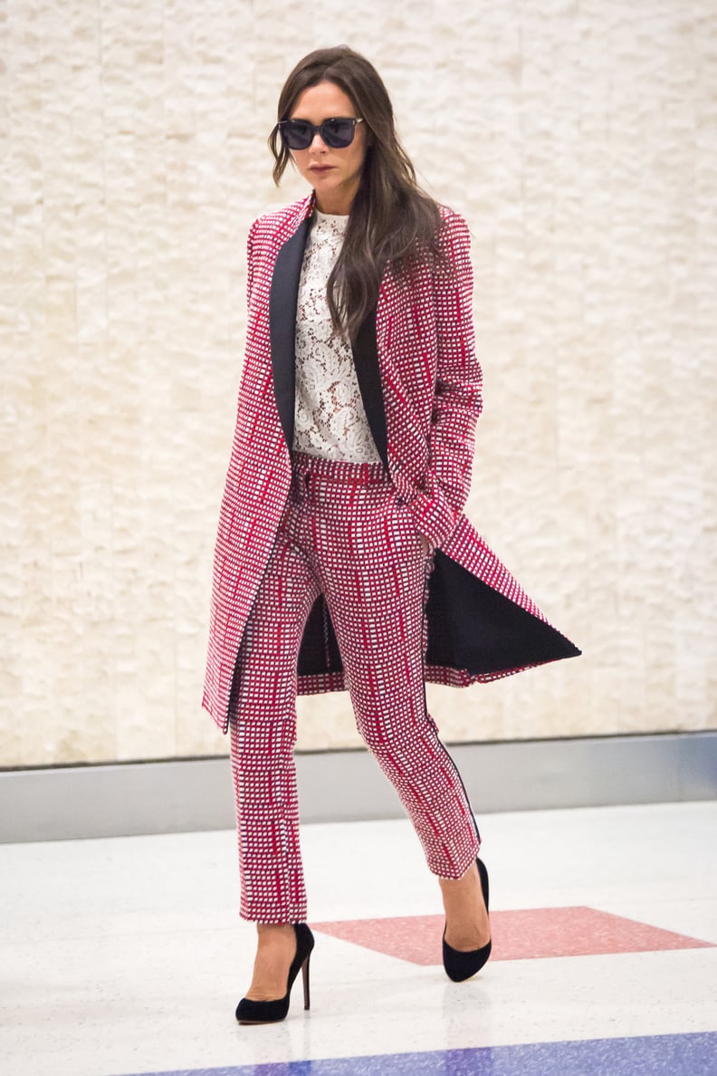 Victoria Wearing Her Resort 2016 Collection
