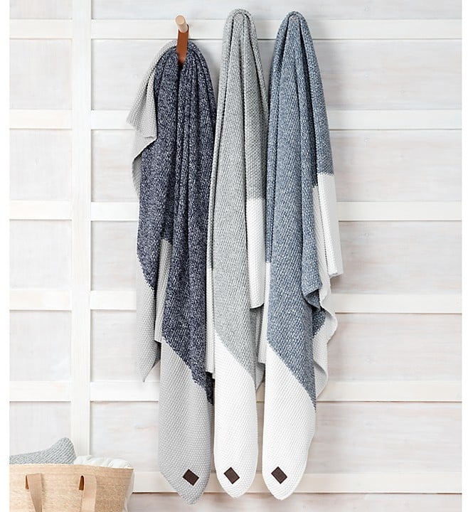 Haven Colorblock Knit Throw