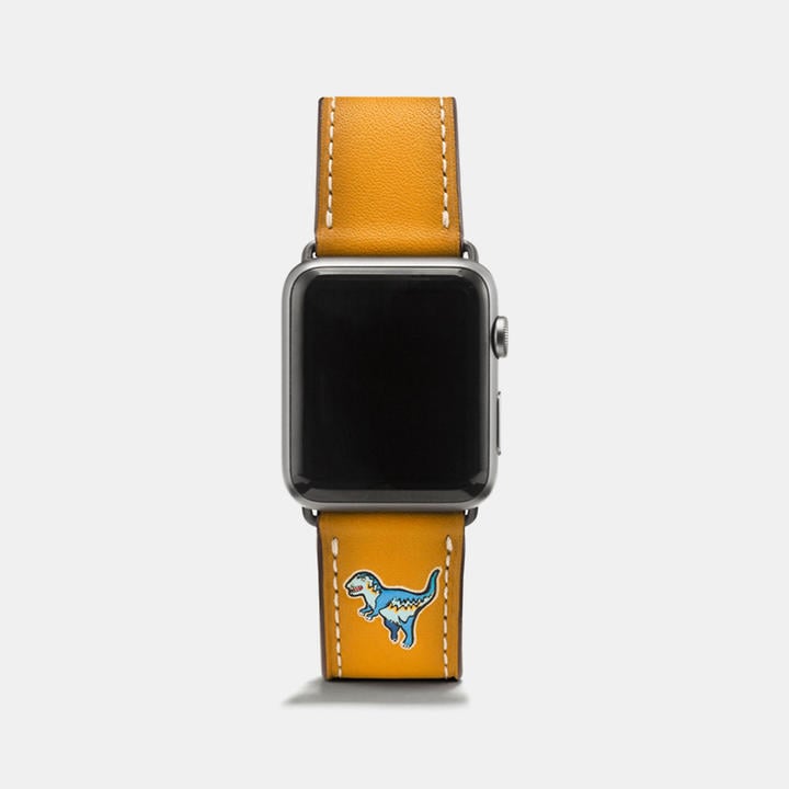 Coach Apple Watch Strap With Rexy