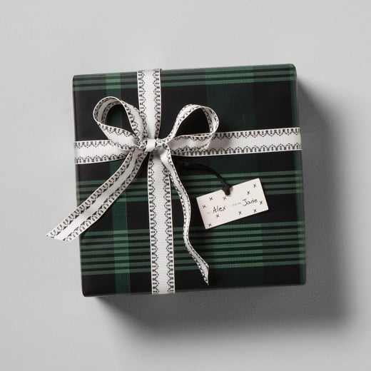 Plaid Gift Wrap ($6)
