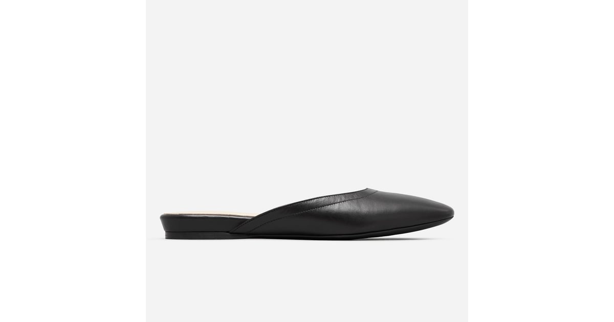 Speaking of mules, we heart the black leather ones from Everlane | What ...