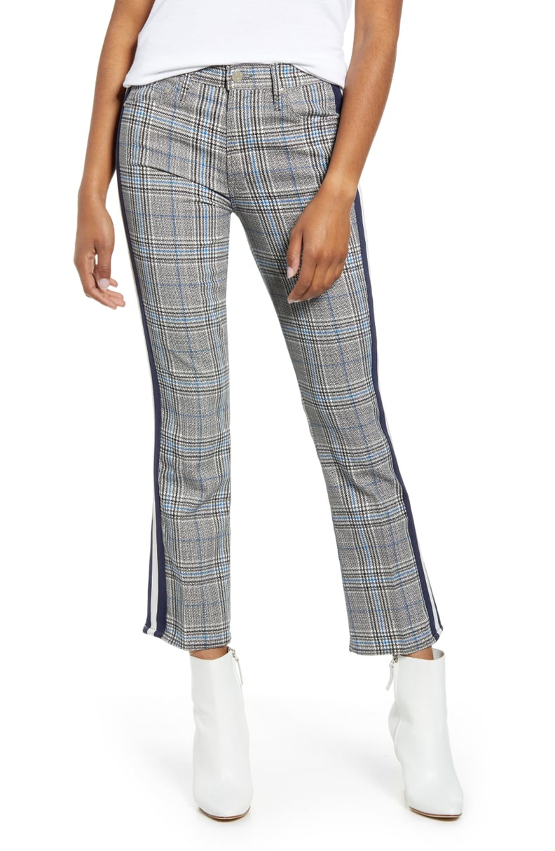 Mother The Insider Plaid Crop Pants