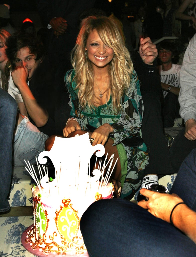 Nicole was surprised with a birthday cake of her own during a Teen Vogue Young Hollywood party in LA in September 2006.