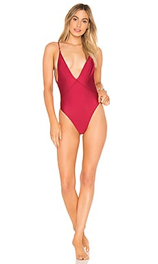 Lovewave The Ingrid One-Piece in Crimson