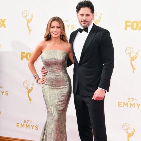 Sofia Vergara and Joe Manganiello at Emmys 2015
