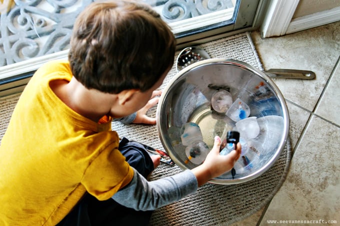 Frozen Ice Sensory Play