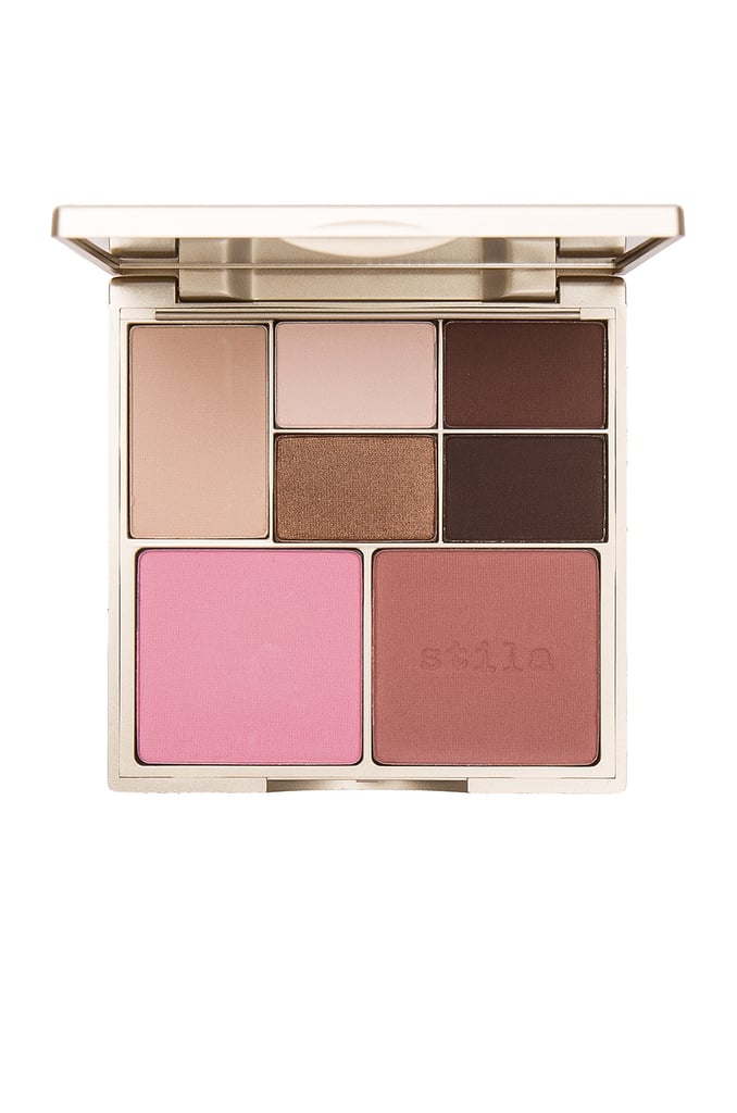 Why you need it: KonMari your beauty stash and keep this one palette, which offers everything you need for a neutral face: five eye shadows and two blushes. 
Stila Perfect Me Hue Eye and Cheek Palette in Light and Medium ($39)