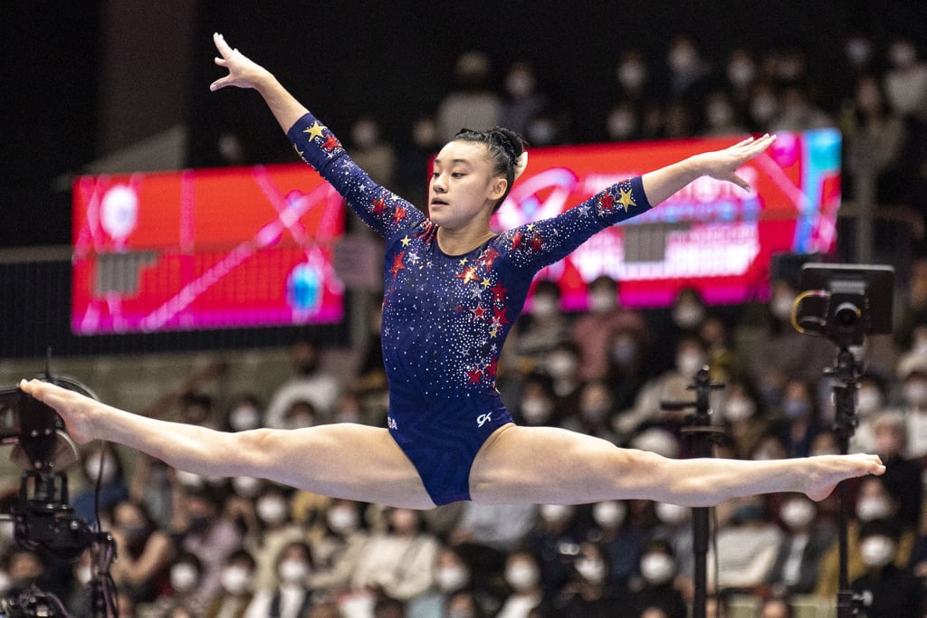 Photos: Leanne Wong Competes in the 2021 World Gymnastics Championships Floor Final