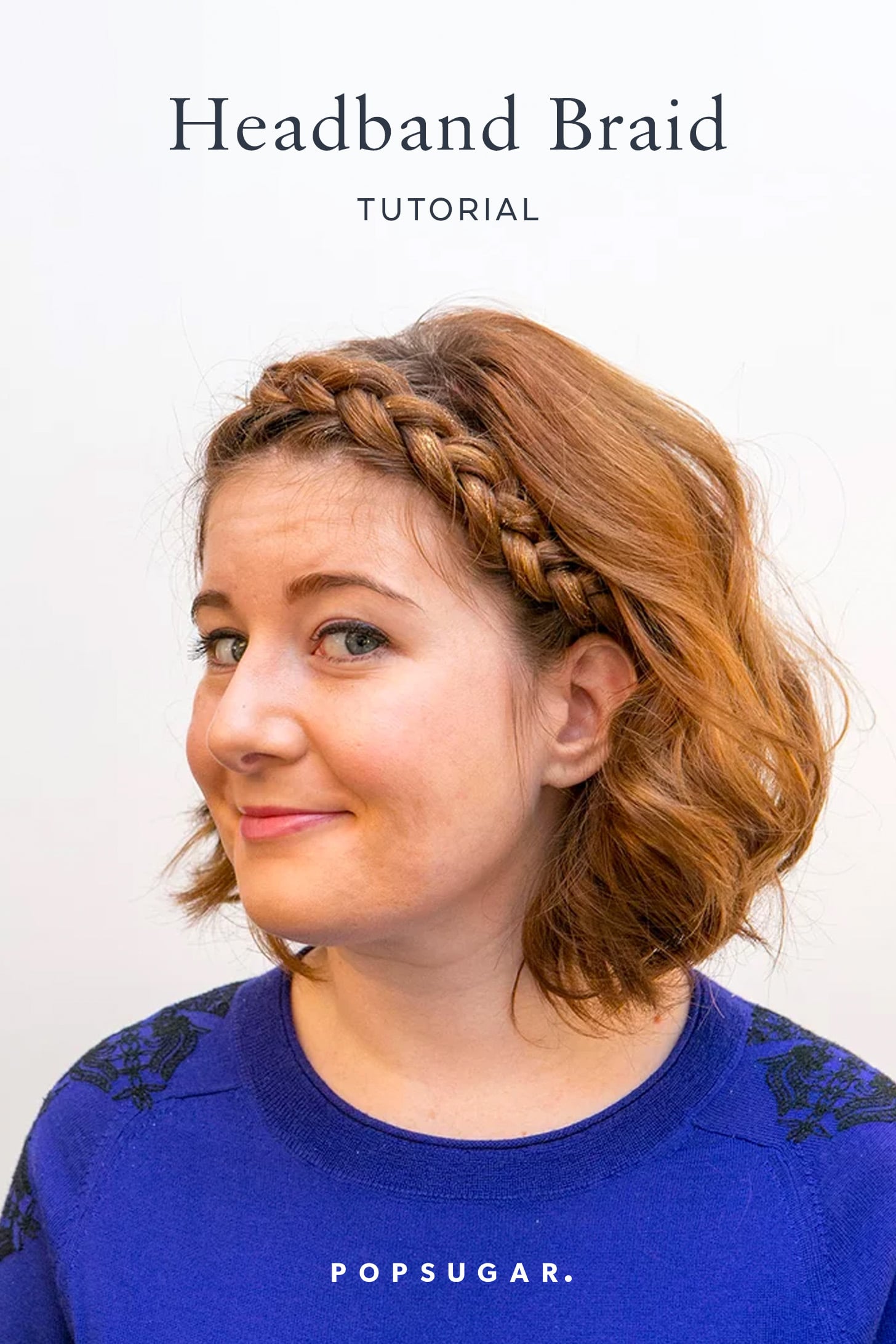 Braided Headband Updo · How To Style A Crown Braid · Beauty on Cut