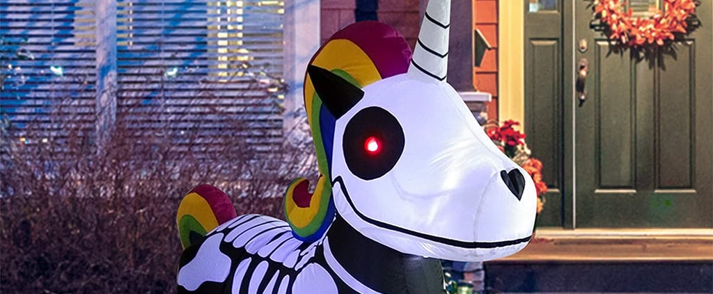 Shop This Inflatable Unicorn Skeleton on Amazon