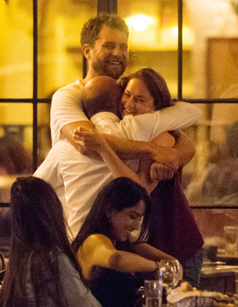 Joshua Jackson and Ruth Wilson Drinking in NYC August 2016