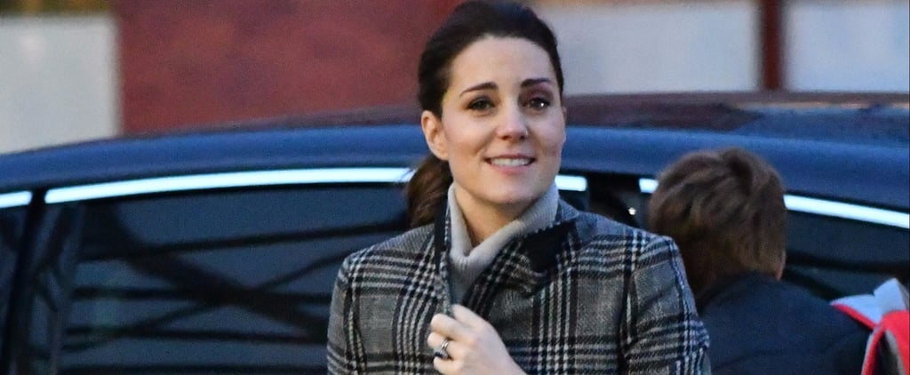 Kate Middleton Plaid Zara Coat