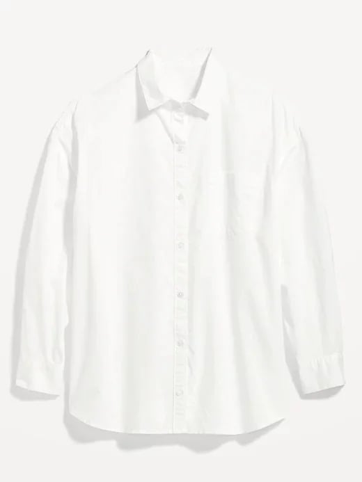 Old Navy Oversized Poplin Boyfriend Shirt