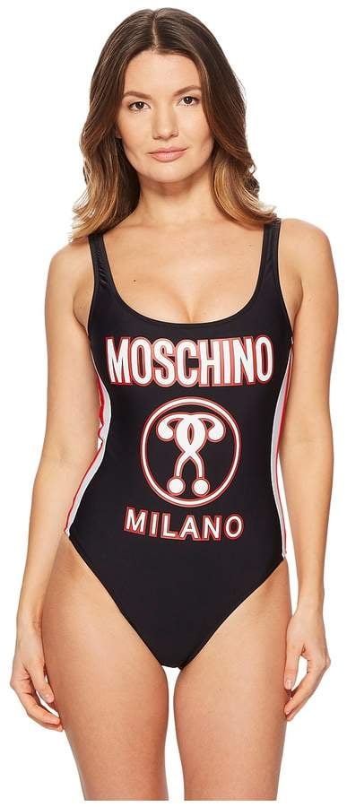 Moschino Motocross Logo Swimsuit