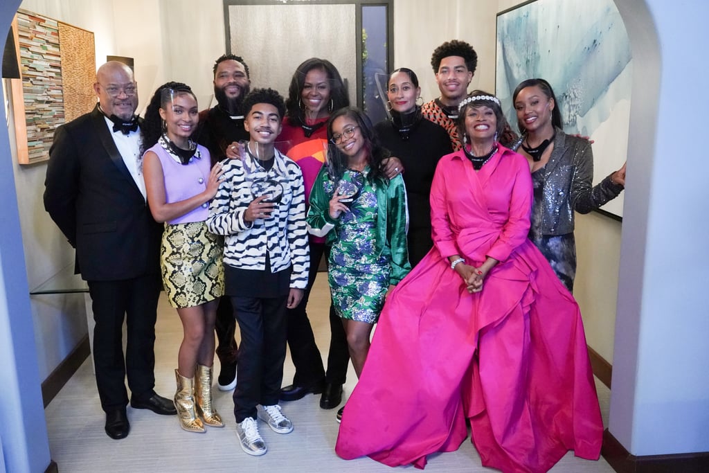 Michelle Obama's Outfits in Black-Ish Season 8 Premiere