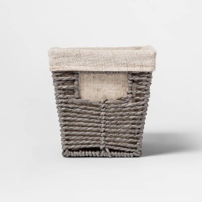 Twisted Paper Rope Small Tapered Basket