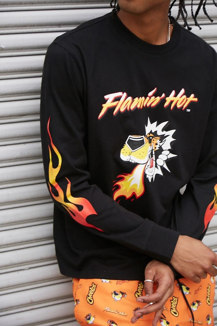 Forever 21 Cheetos Flamin' Hot Graphic Top