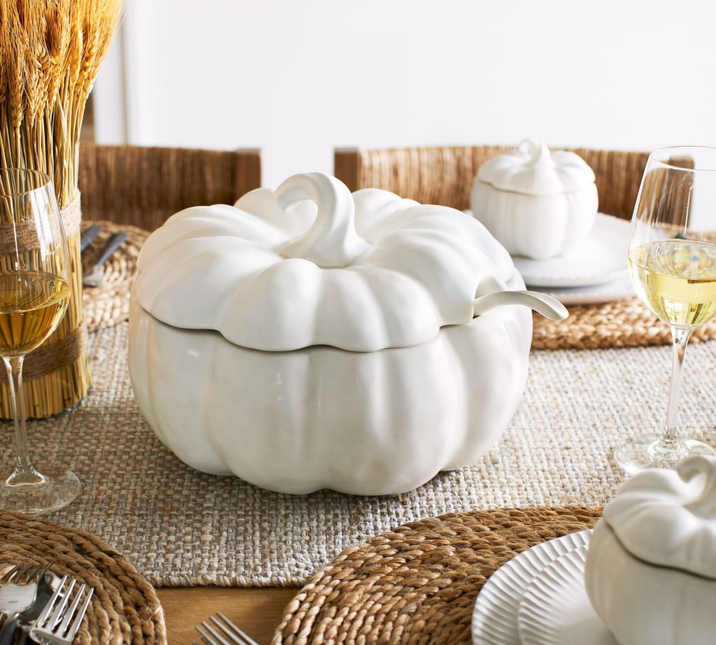 Best Pumpkin Serving Bowl From Pottery Barn