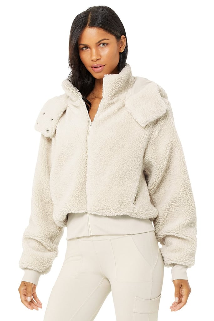 A Cozy Outer Layer: Alo Foxy Sherpa Jacket