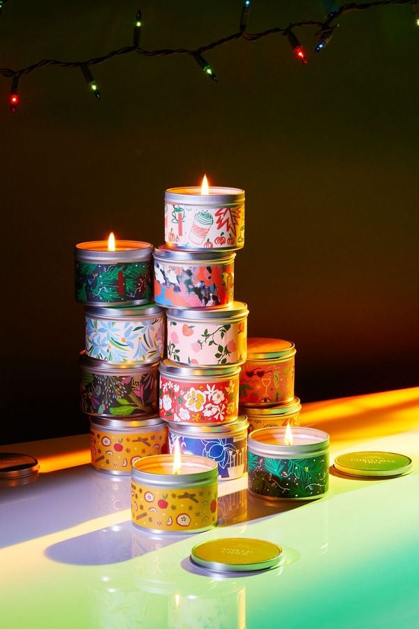 Artist Print Tin Candle