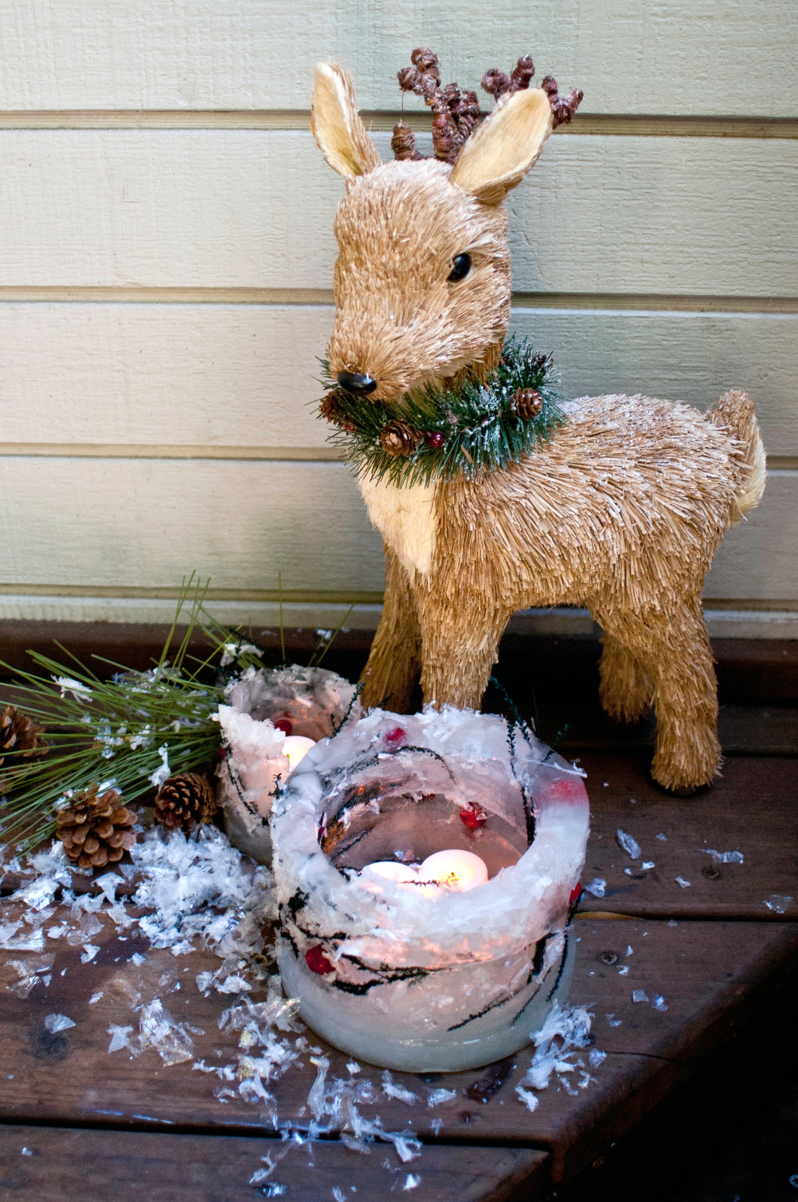 DIY Ice Candle Holder POPSUGAR Home