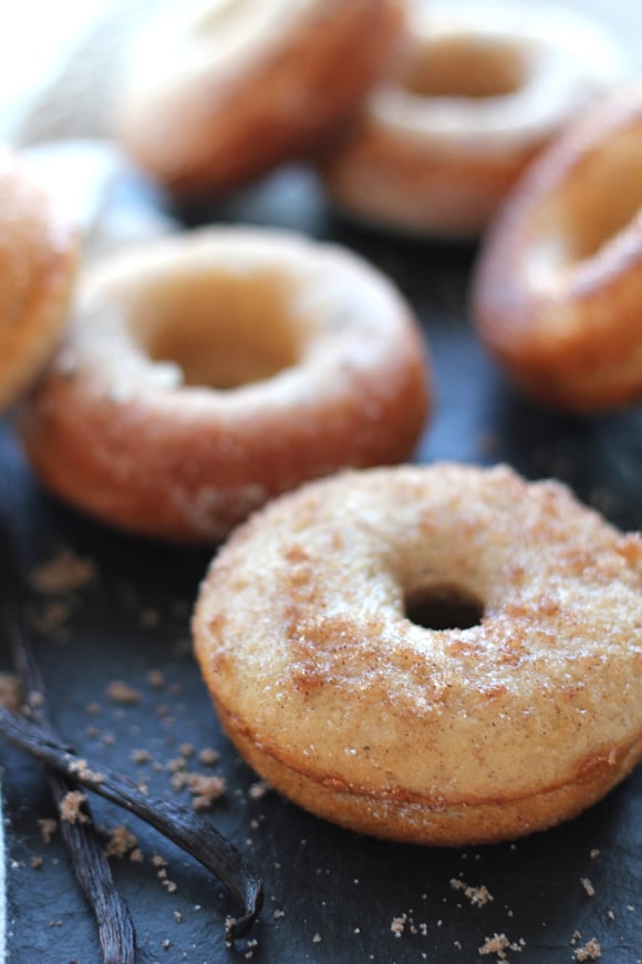 Vanilla Cinnamon Sugar and Buttermilk Baked Doughnuts