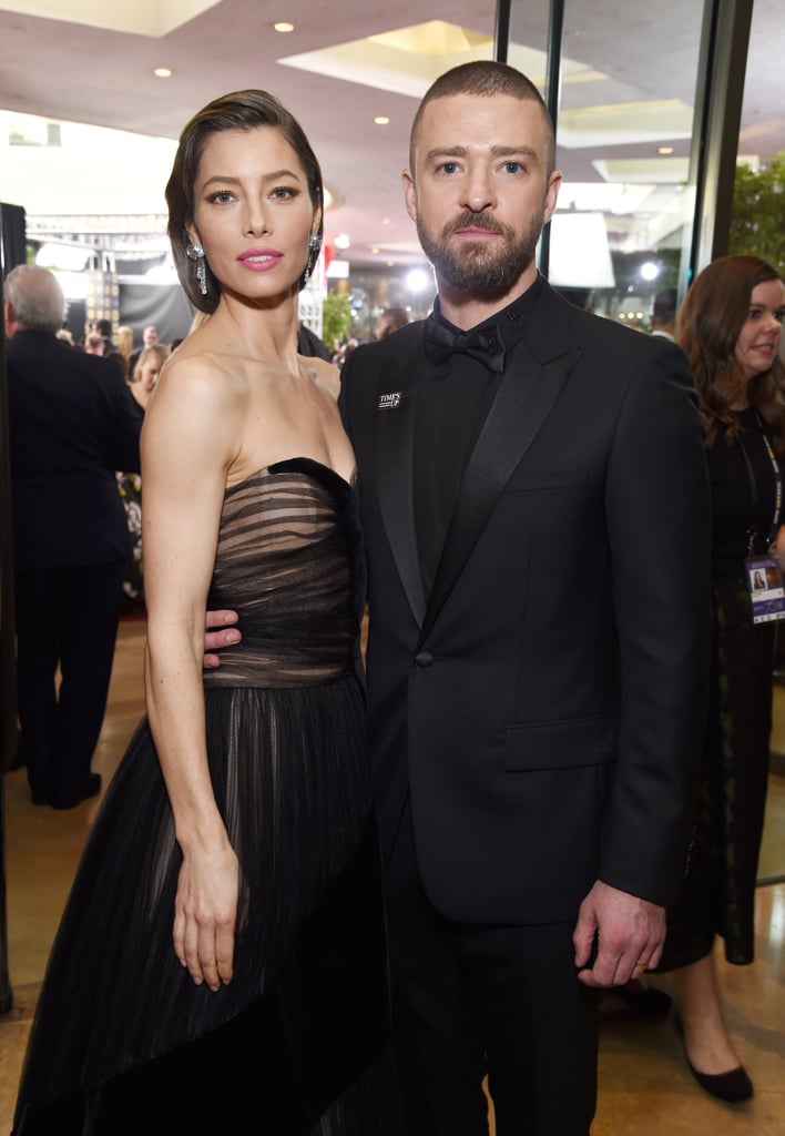 Jessica Biel and Justin Timberlake 2018 Golden Globe Awards