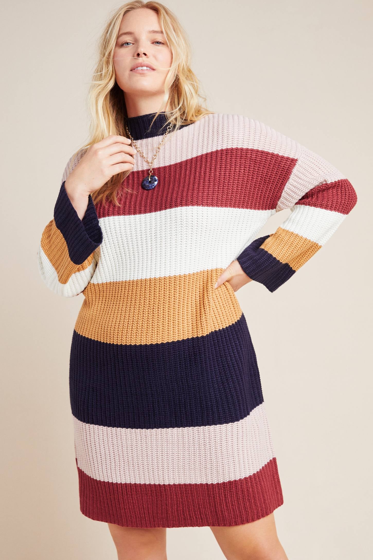 Anthropologie festive deals striped jumper
