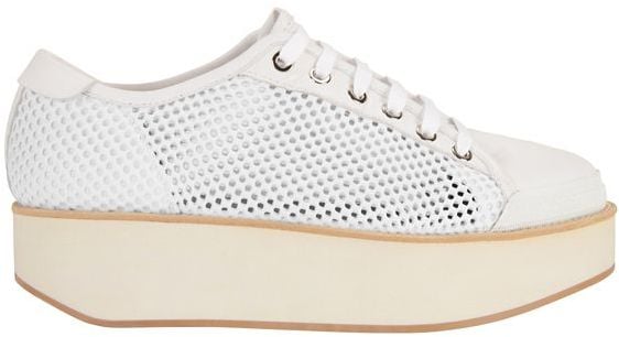 Flamingos Tatum Mesh Platform Sneaker in White ($370)