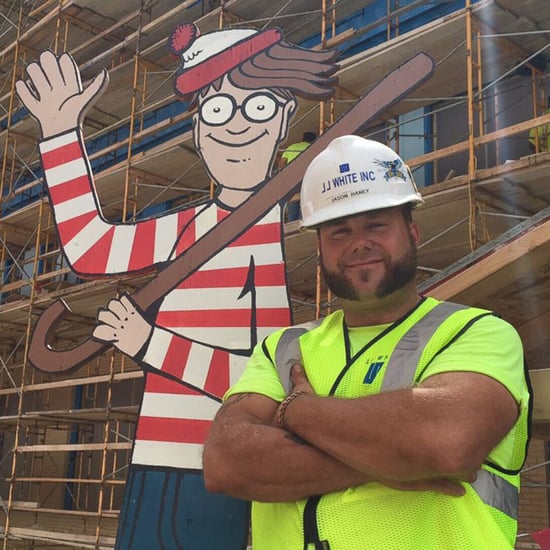 Construction Worker Plays Where's Waldo With Hospital Kids