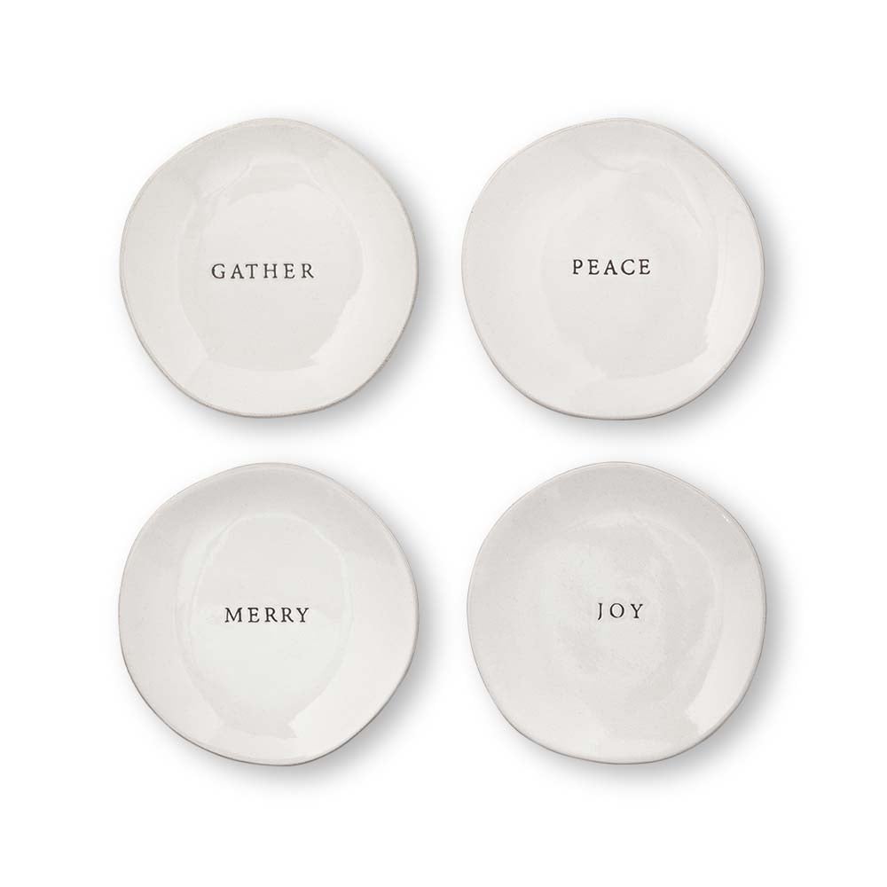 Hearth & Hand with Magnolia Stoneware Holiday Statement Appetizer Plate Set ($20)