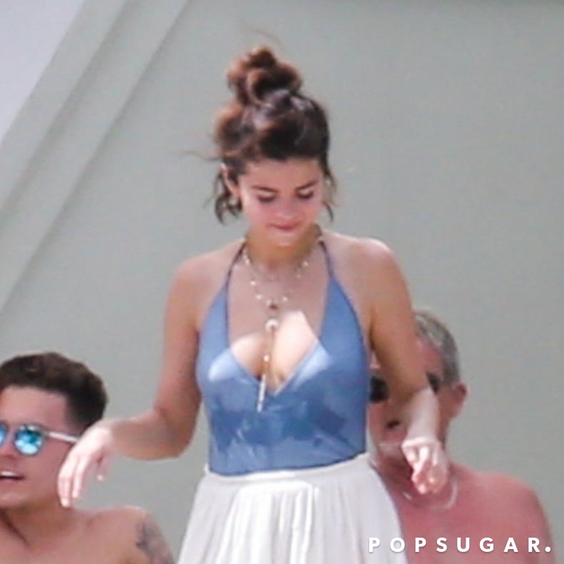 Selena Gomez S Blue Swimsuit In Jamaica Popsugar Fashion I am an arab man. selena gomez s blue swimsuit in jamaica