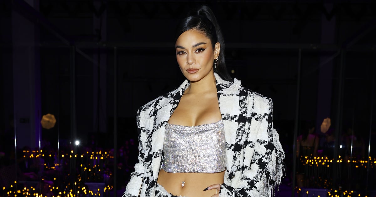 Vanessa Hudgens Styled a Chain-Mail Bandeau Top With 6-Inch Heels For Versace.jpg