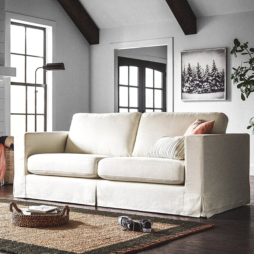 Stone & Beam Bryant Modern Sofa Couch with Slipcover