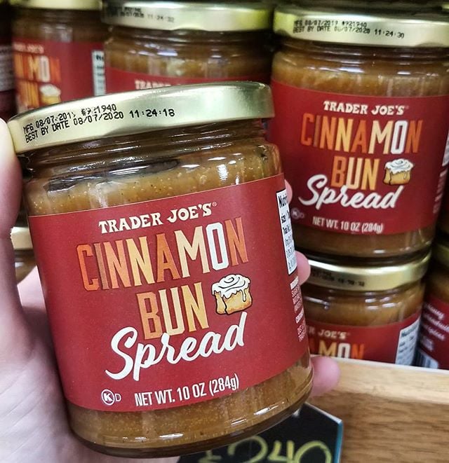 Trader Joe's seasonal items... Apple Cider Jam (a Fall favorite