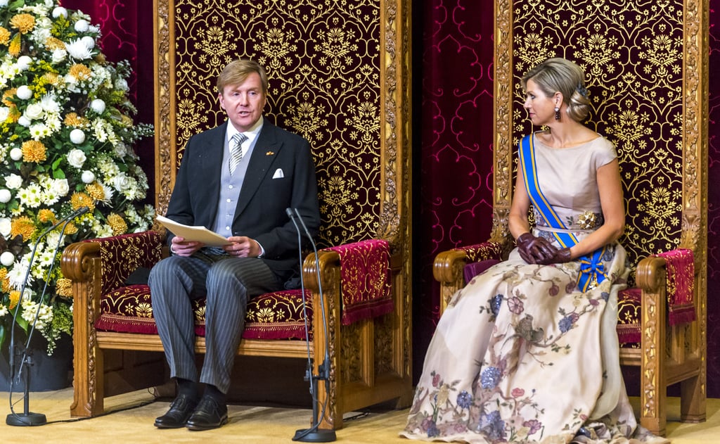 Queen Maxima at Hall of Knights in the Netherlands