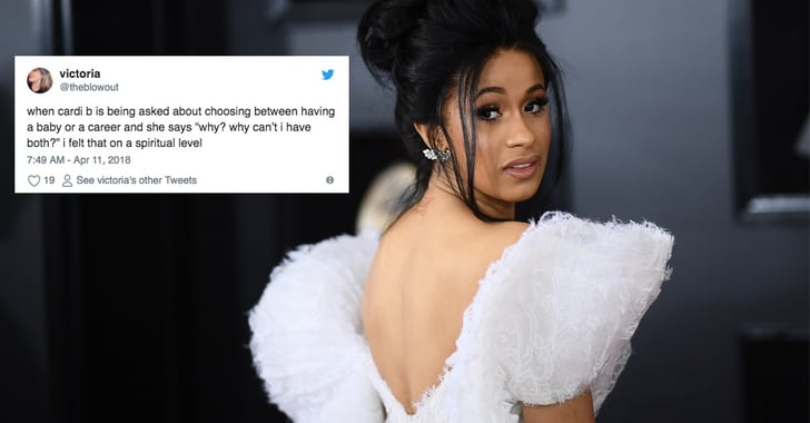 Cardi B Quotes About Pregnancy and Her Career  POPSUGAR 