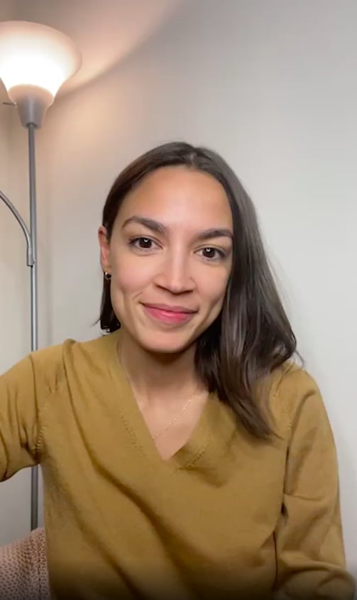 Alexandra Ocasio-Cortez's Lob Haircut