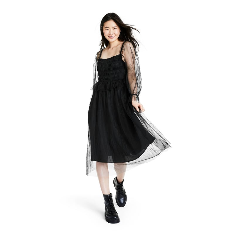 Sandy Liang x Target Long Sleeve Smocked Dress