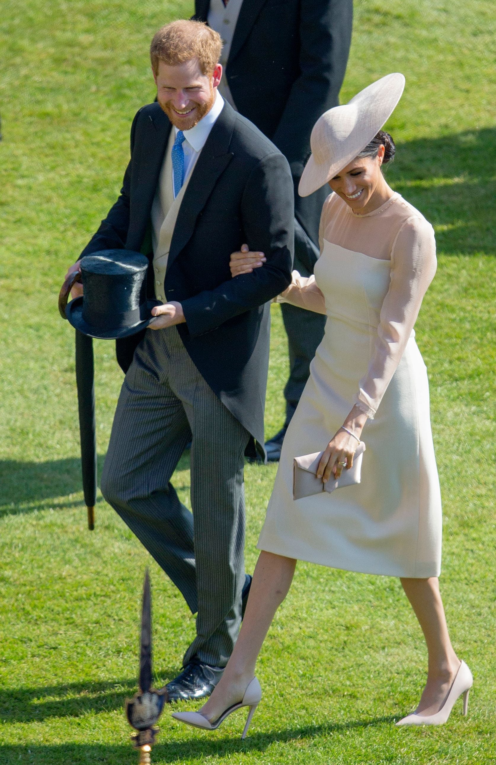 May When They Attended Prince Charles S 70th Birthday Garden Party Together Meghan Markle And Prince Harry S Romance Is The Fairytale We Didn T Know We Needed Popsugar Celebrity Photo 7