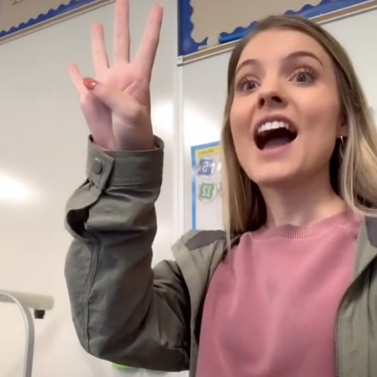 TikTok Video of Teacher Keeping Students Engaged Virtually