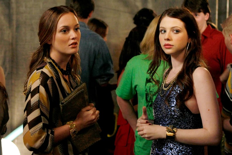 GOSSIP GIRL, from left: Leighton Meester, Michelle Trachtenberg, 'The Freshmen', (Season 3, ep. 302, aired September 21, 2009). 2007-. photo: Giovanni Rufino /  The CW / Courtesy Everett Collection