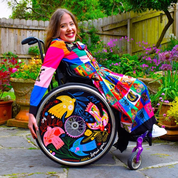 Shop Izzy Wheels Designer Wheel Covers For Wheelchairs | POPSUGAR Smart ...