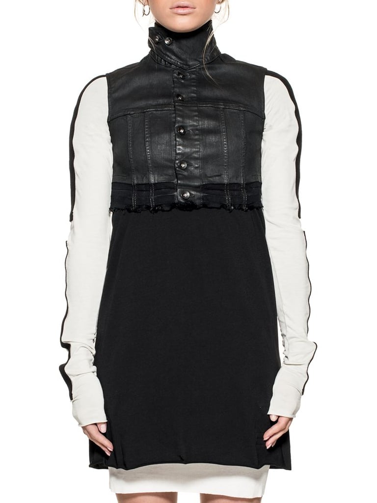 Drkshdw Black Cropped Denim Jacket