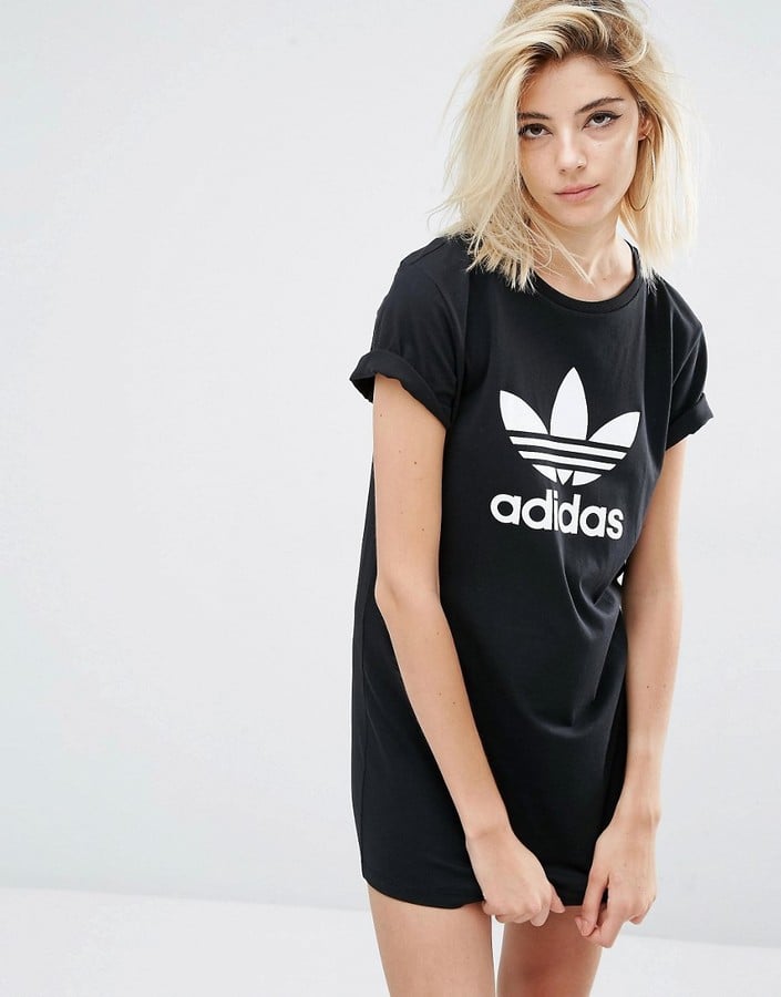 Ongewapend romantisch bevroren Adidas T-Shirt Dress With Trefoil Logo | Our 10 Favorite T-Shirt Dresses  Are Both Comfortable and Stylish — Best Combo Ever | POPSUGAR Fashion Photo  3
