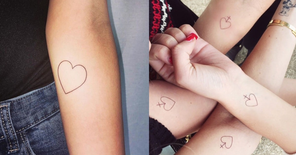 girly heart tattoo designs