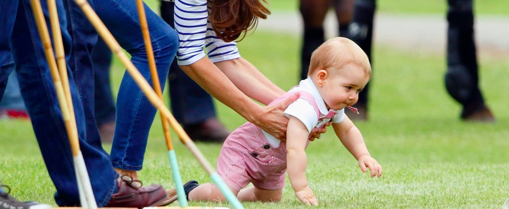 Prince George Crawls at Polo Match | Pictures