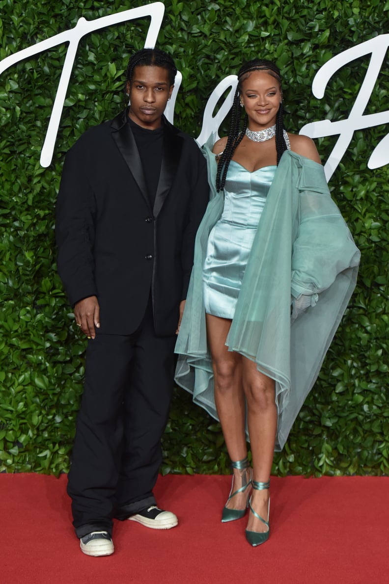 Rihanna and ASAP Rocky at the British Fashion Awards 2019