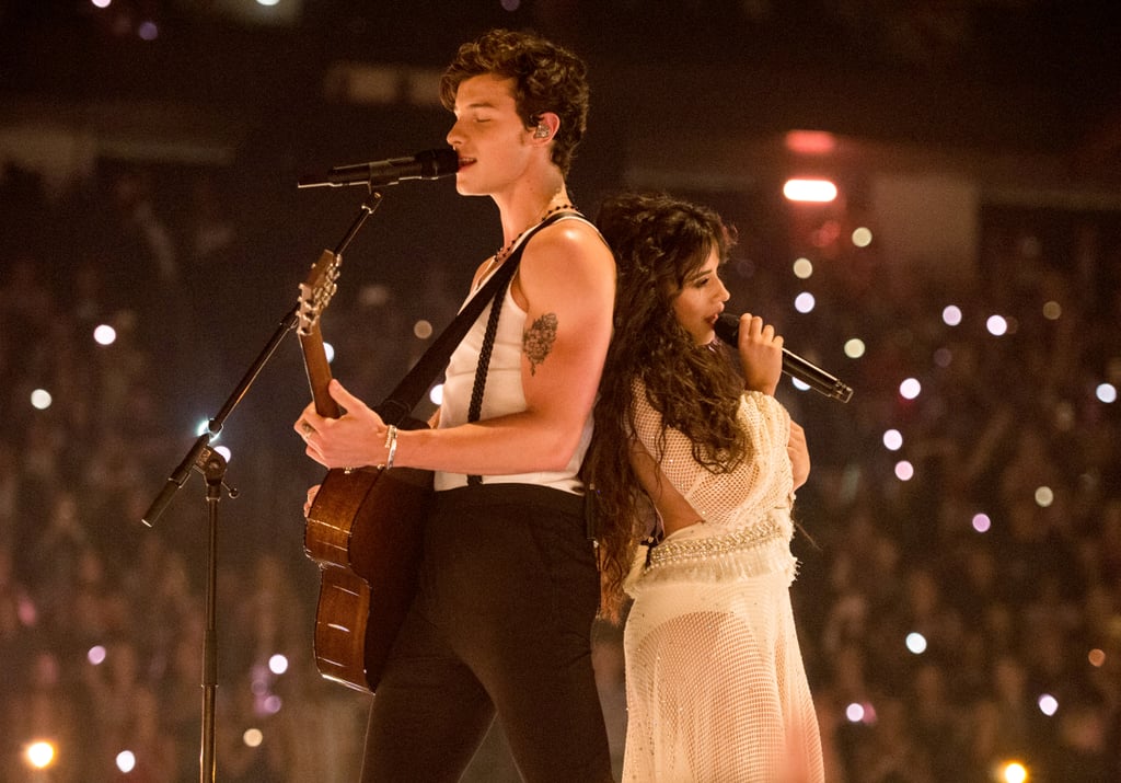 Shawn Mendes and Camila Cabello finally performed their sizzling duet "Señorita" live at the VMAs, and it was as steamy as we expected. The new couple kept it simple yet intensely intimate with just the two of them on stage surrounded by lights and singing their hearts out. If their PDA-filled outings didn't make it obvious that they have a ton of chemistry, their performance definitely will! 
We didn't get any of the dance moves Mendes rehearsed faithfully for the VMA-nominated music video, but the sparks flying between the two singers is all we really needed. Check out their sultry performance ahead!

    Related:

            
            
                                    
                            

            Camila Cabello&apos;s VMAs Gown Looks So Angelic, Until You See Those Cutouts